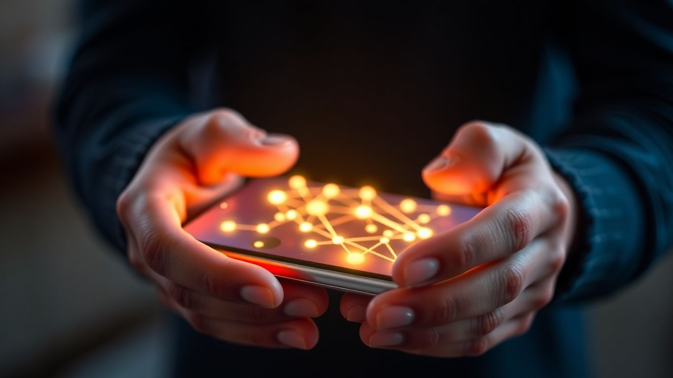 Contacting blockchain support via a smartphone interface.