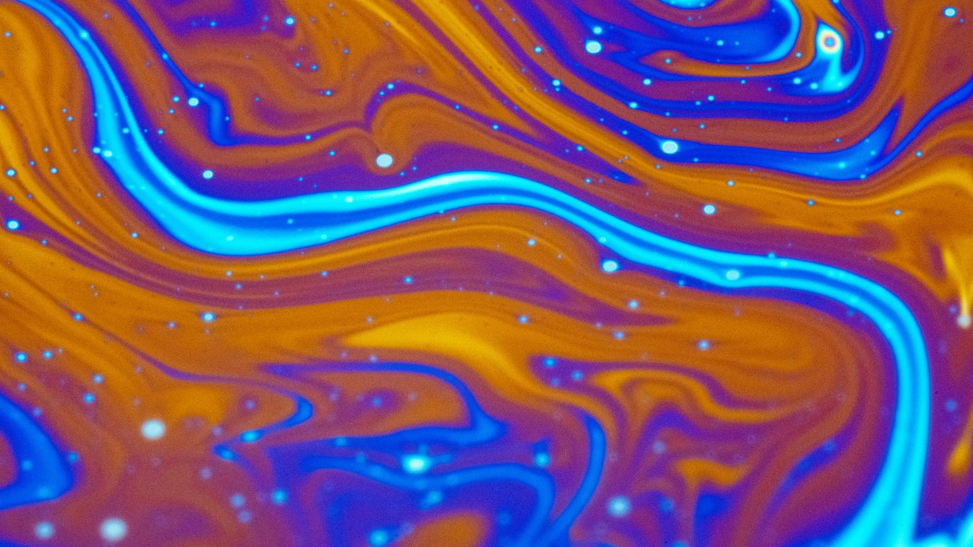 a close up of a colorful wave