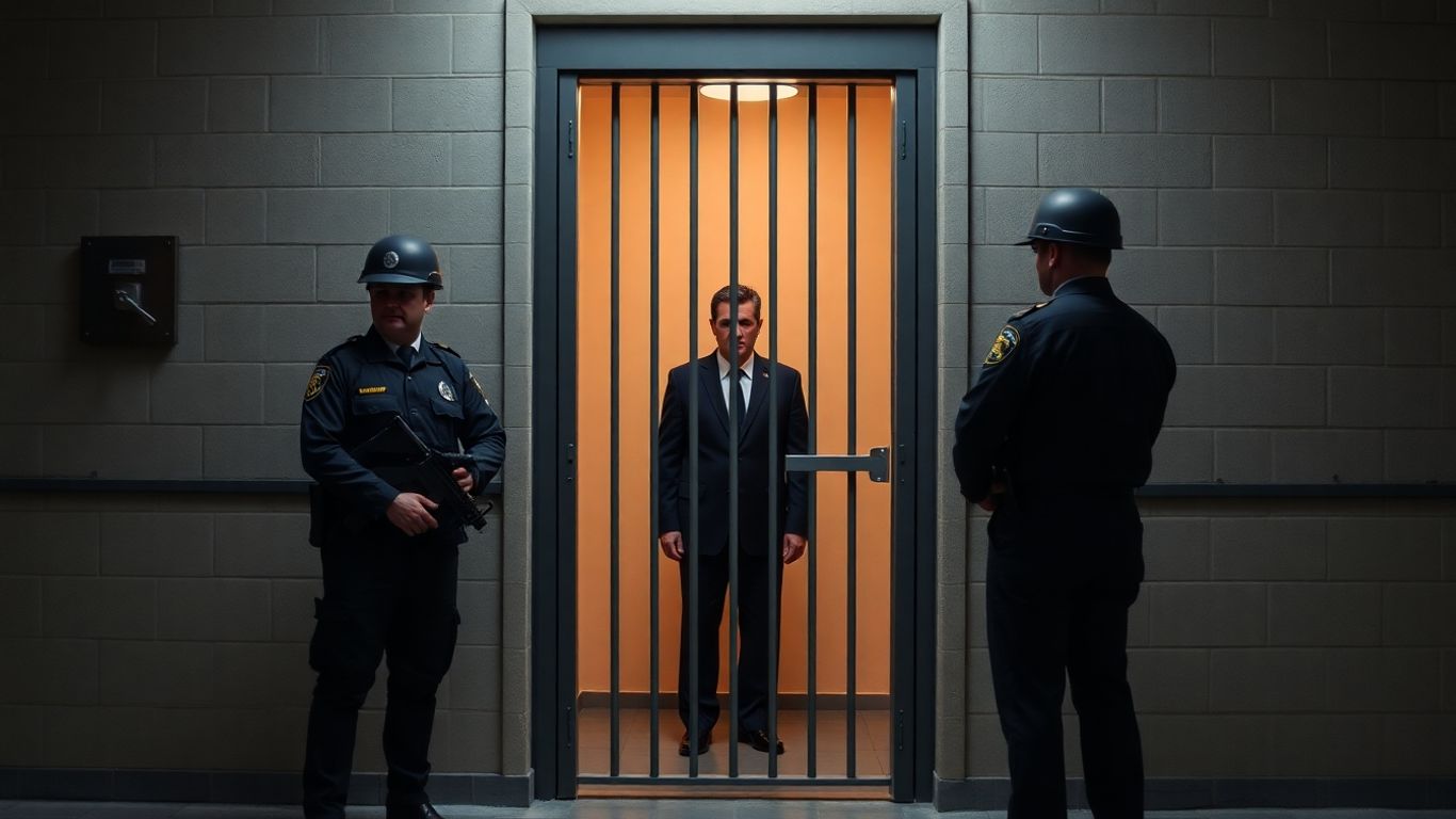 Protection d'un détenu célèbre dans une prison.