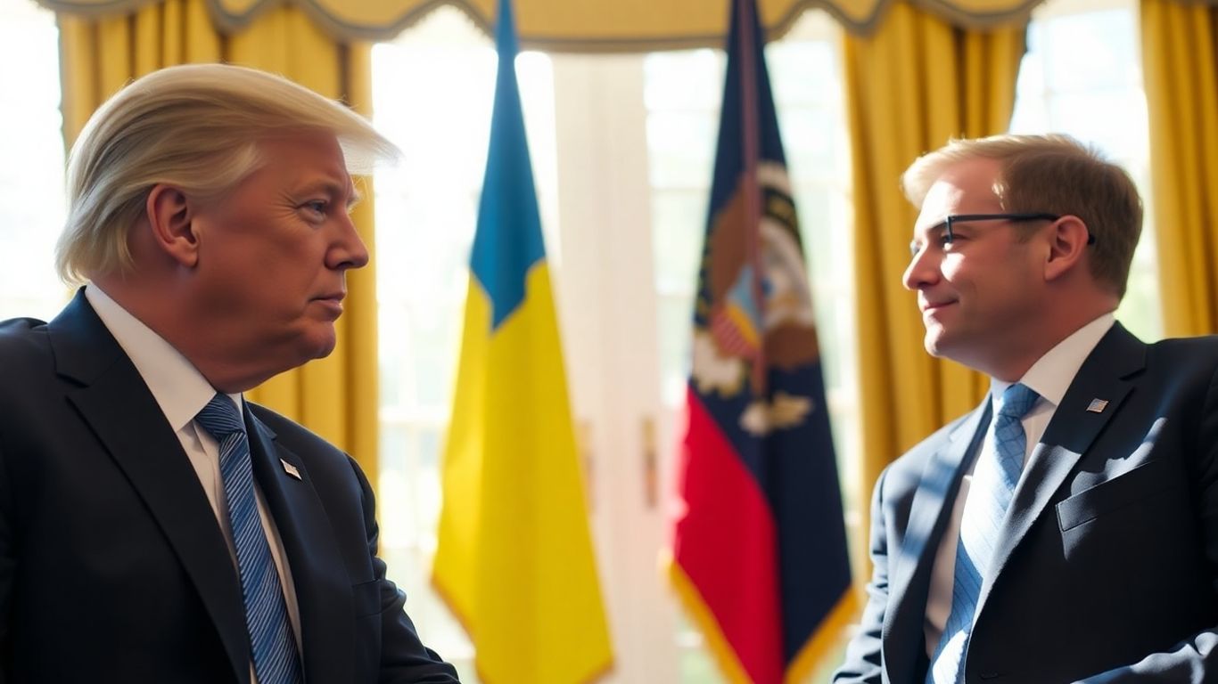 Rencontre entre Trump et Zelensky à la Maison Blanche.