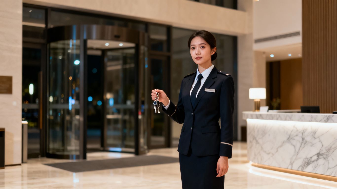 Female night security concierge in Southend on Sea