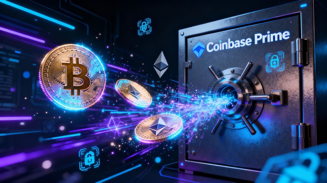 BlackRock Bitcoin Ethereum transfer to Coinbase Prime