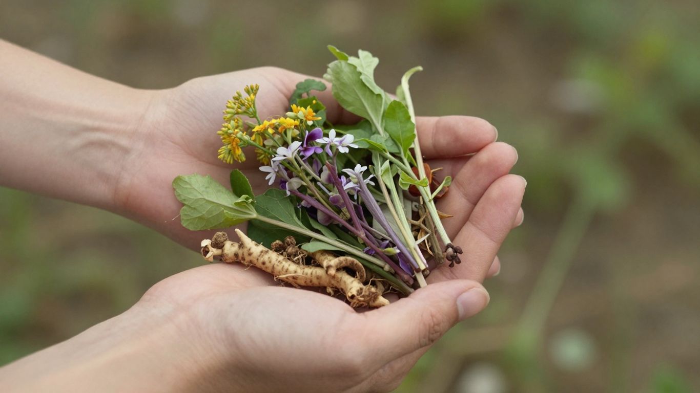 Herbs and roots for nerve pain relief