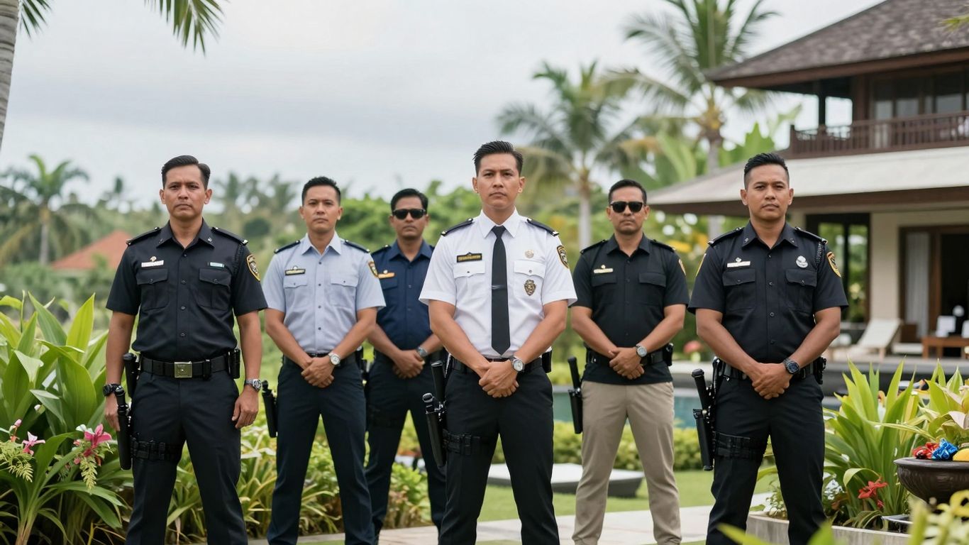 Executive security team in Bali ensuring VIP safety.