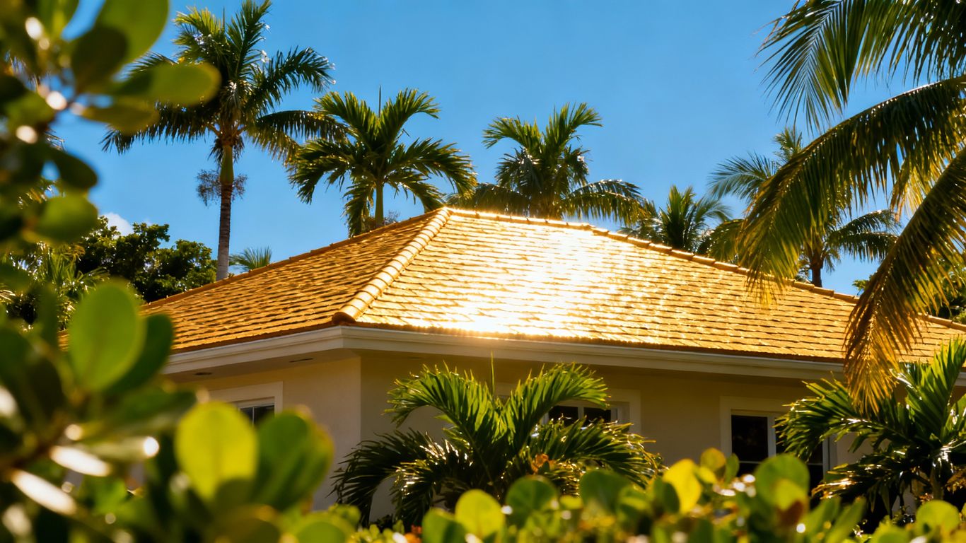 Miami home roof maintenance before rainy season.