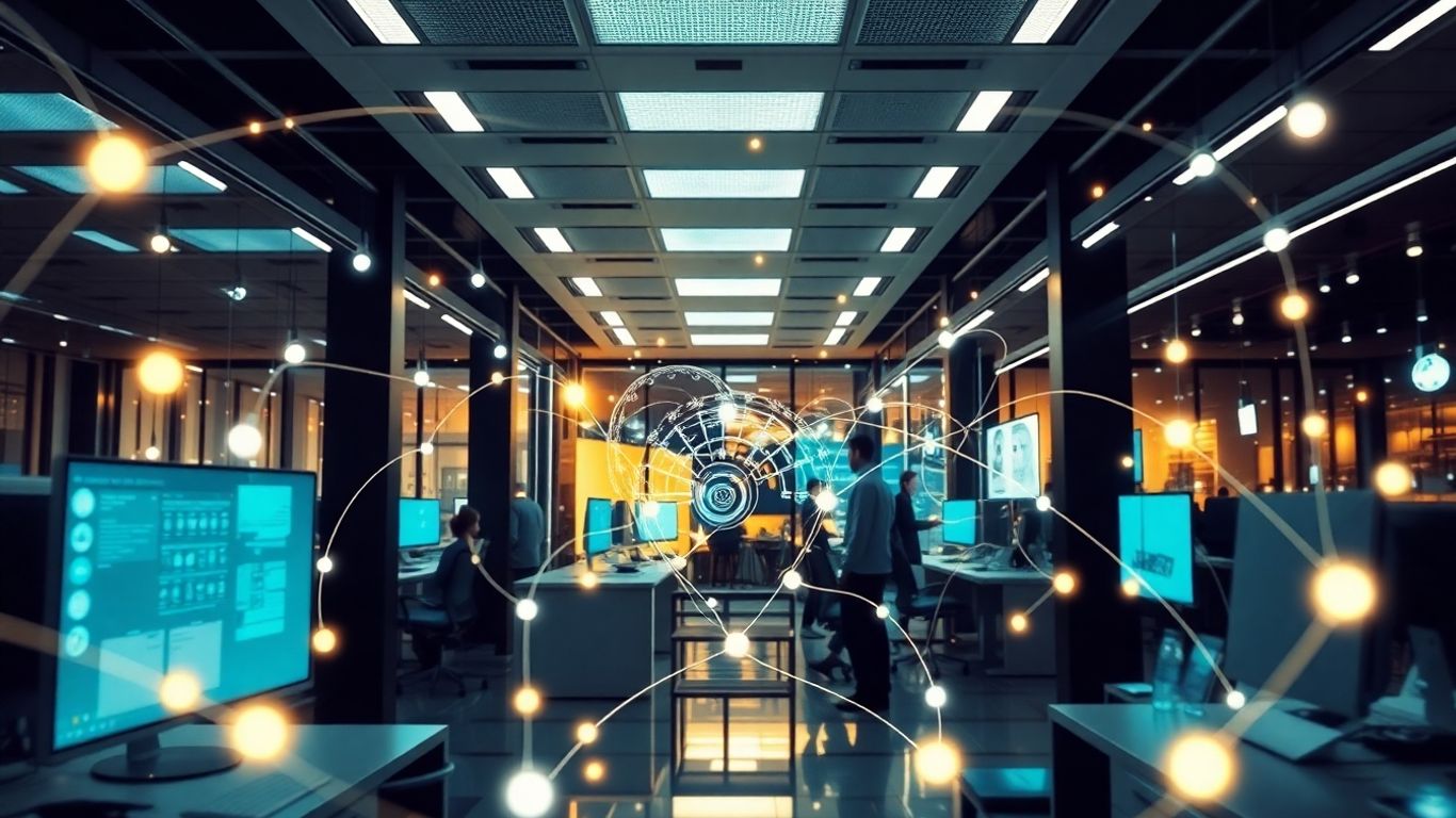 ภาพธุรกิจที่ใช้ AI สร้าง Workflow อัตโนมัติ