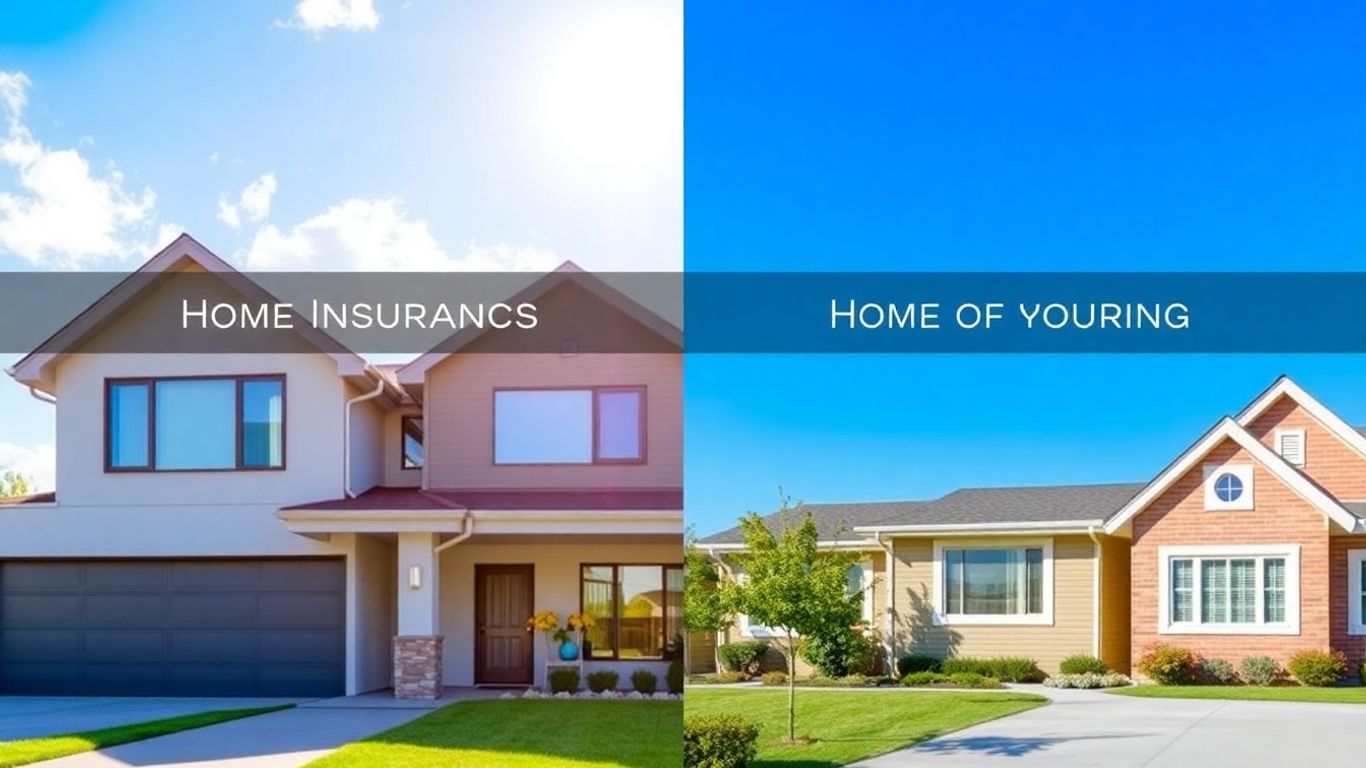 Comparación visual de seguros de hogar Verti y Divina.