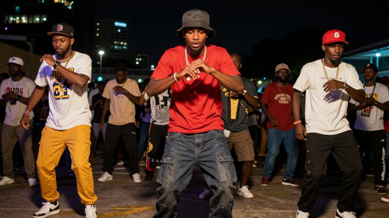 Afro-Drill dancers in urban setting, 2026 trends.