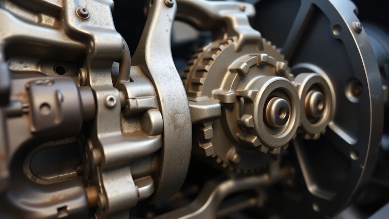 Used Mini Cooper transmission close-up