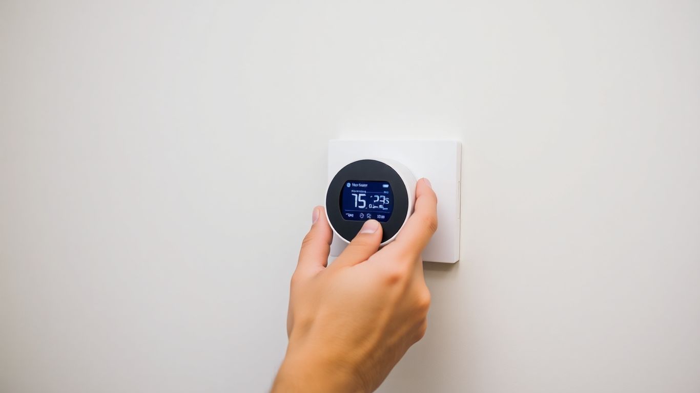 Hauteur idéale pour installer un thermostat mural.