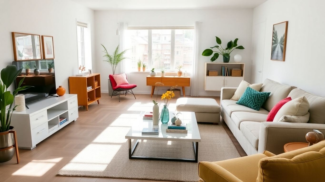 IKEA living room furniture and decor