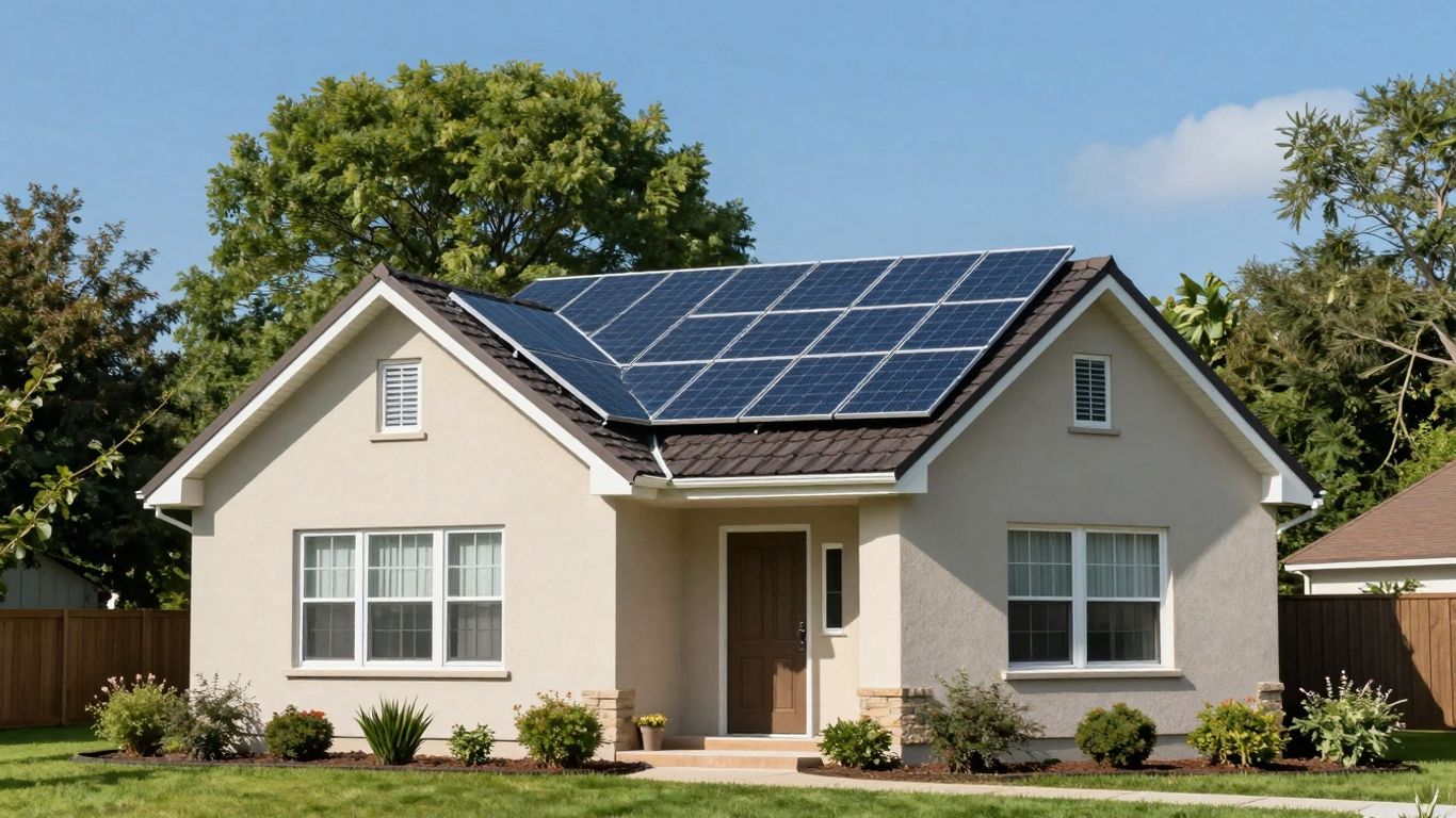 Digital Dashboard Showing A Solar Loan Repayment Schedule With 2026 South African Prime Lending Rate Modeling.