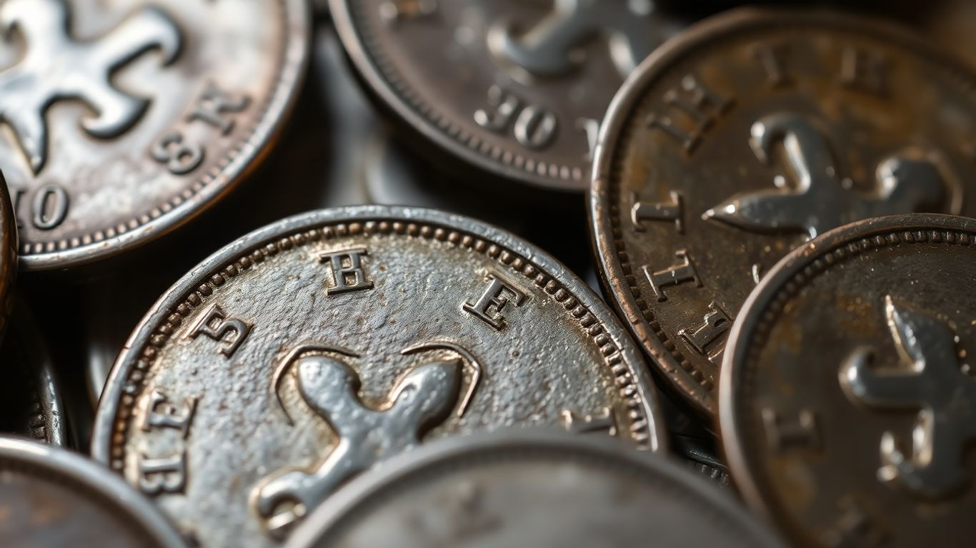 Collection of old, valuable WWII coins