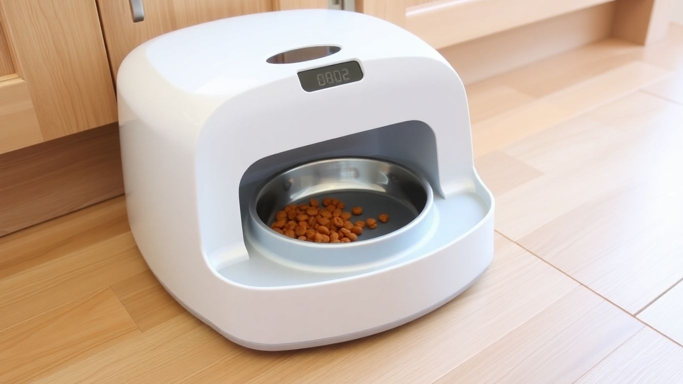 Automatic pet feeder with wet food