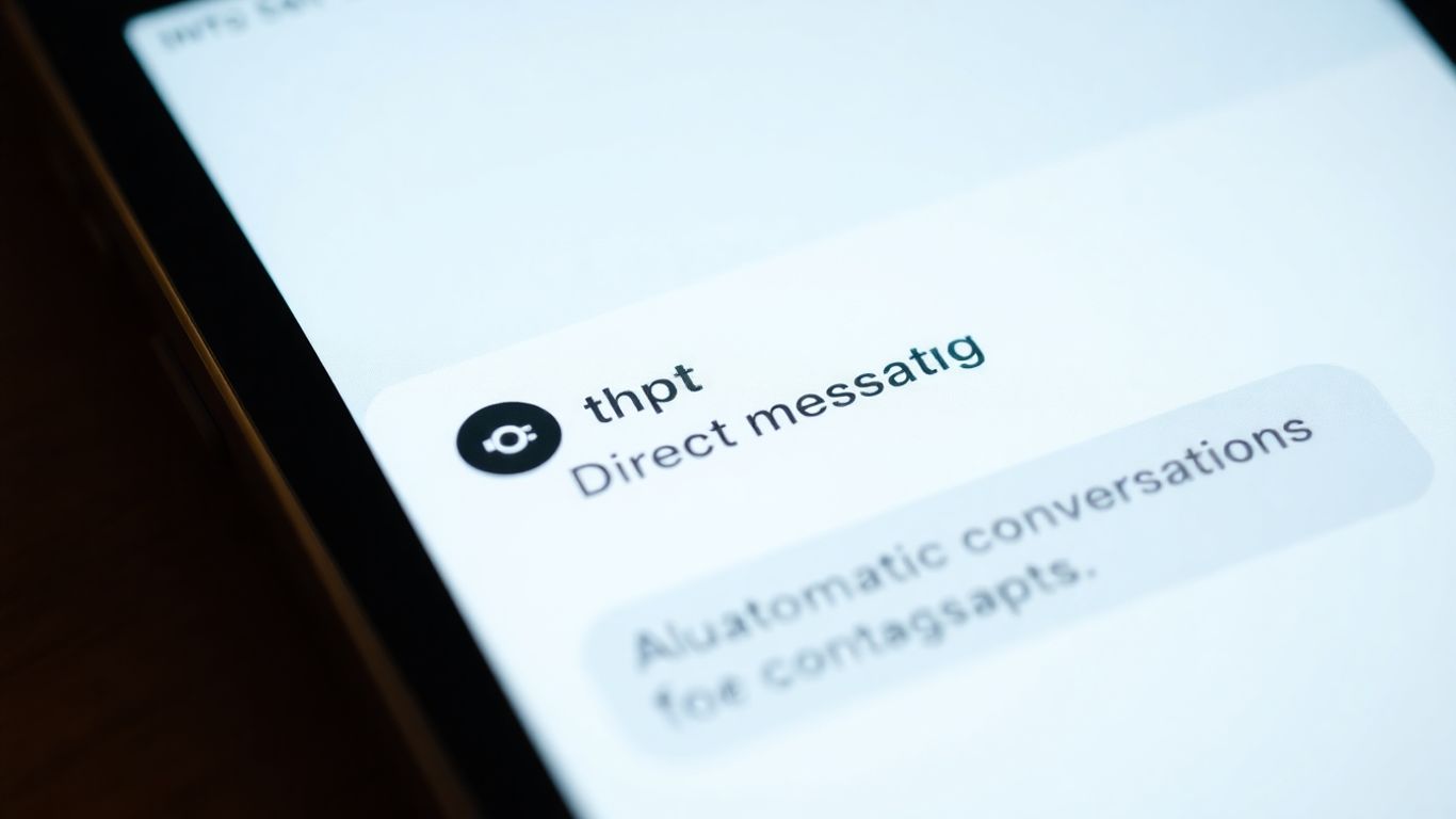Instagram DM automation on a smartphone screen.