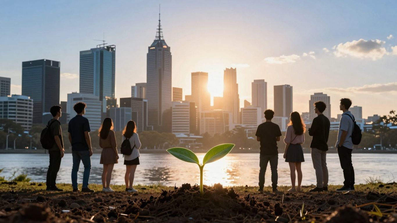 Australian entrepreneurs looking towards a bright future.