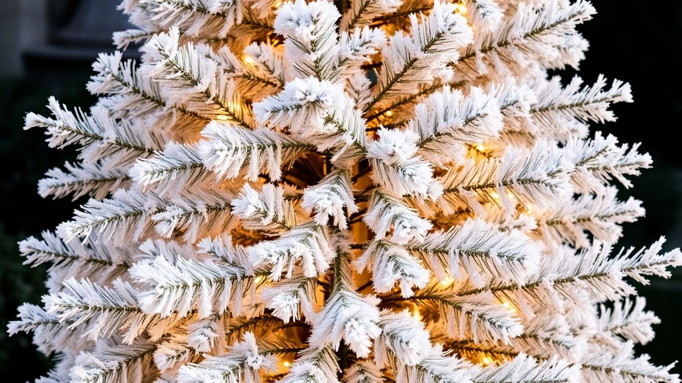 Flocked Grand Duchess Christmas Tree