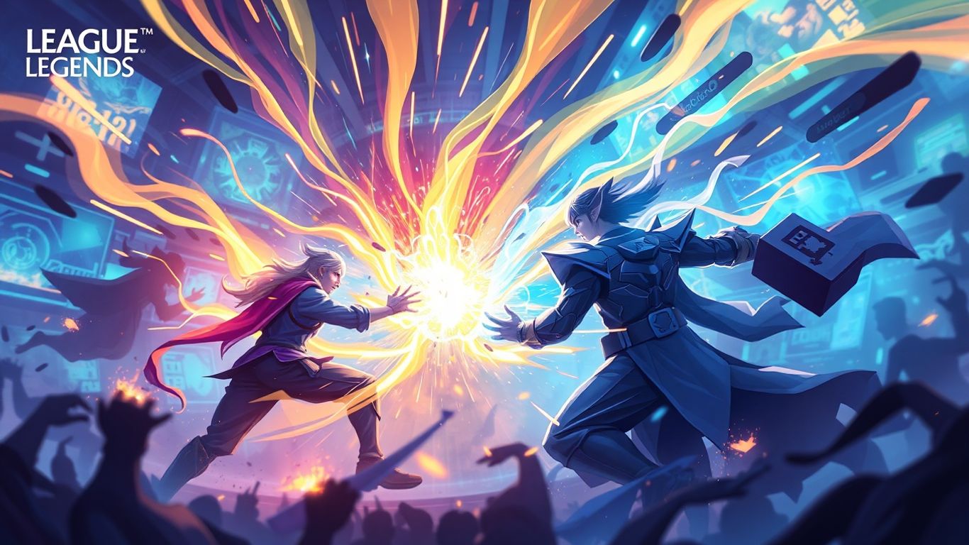 League of Legends esports match illustration