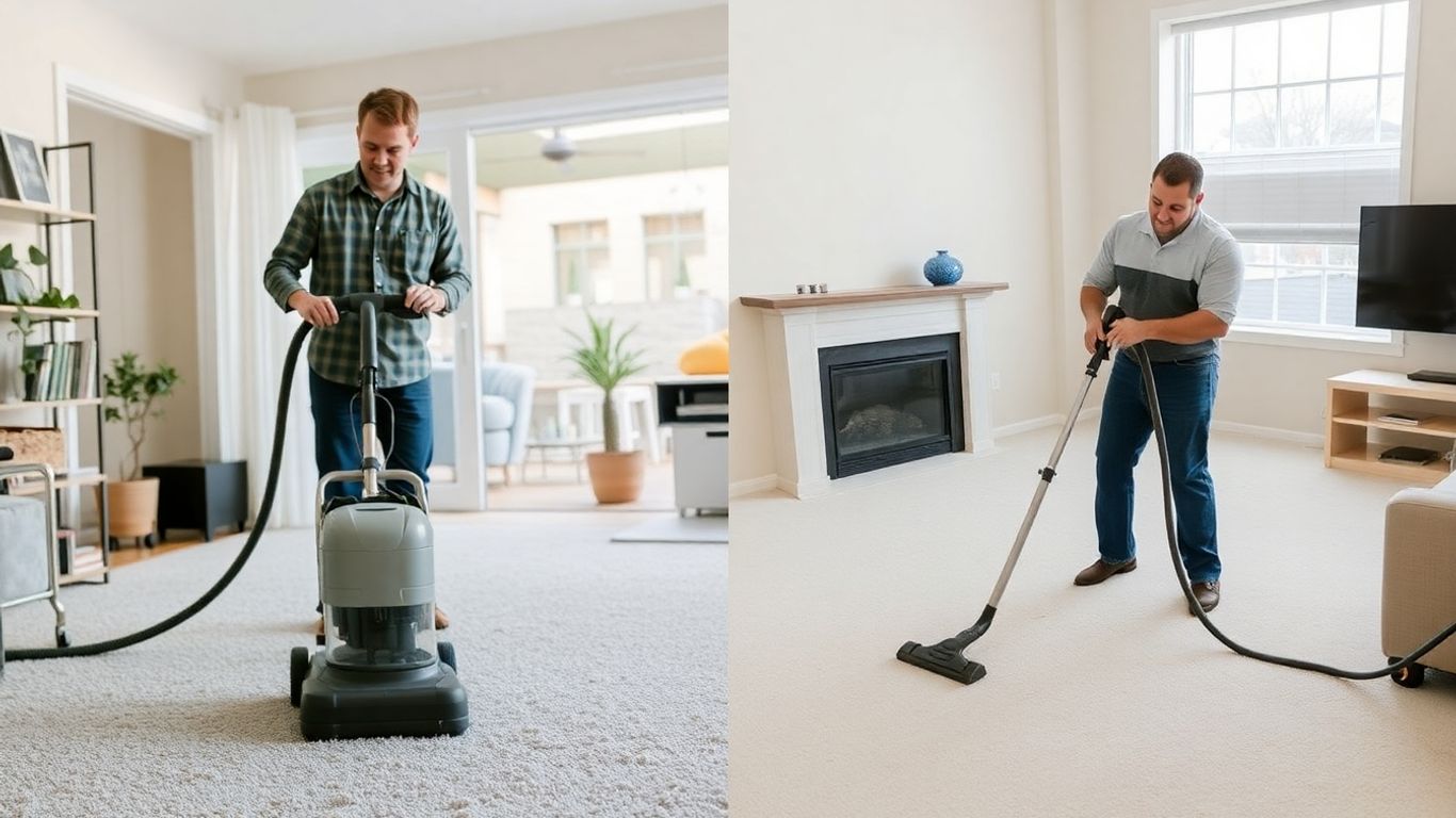 DIY vs. professional carpet cleaning comparison