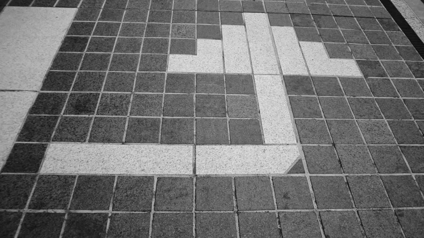 gray and white concrete pavement