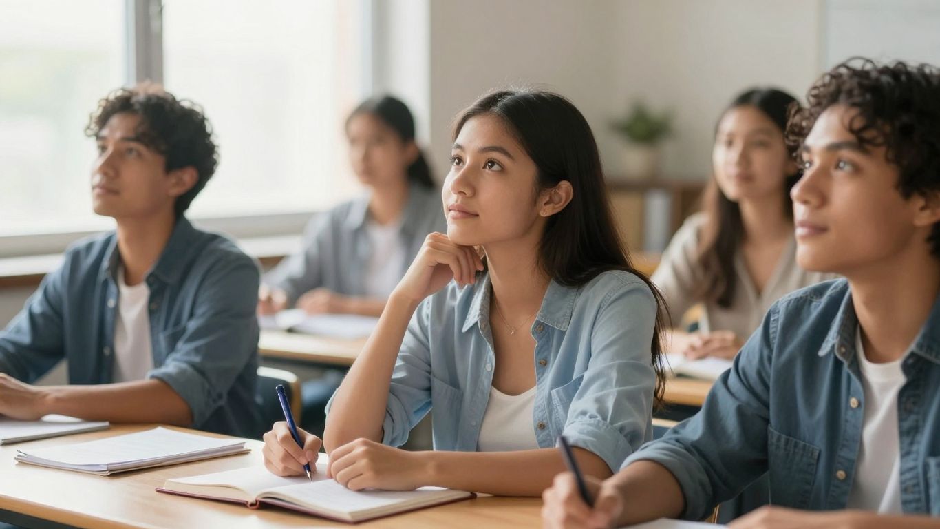 Students learning, bright future, financial aid opportunities.