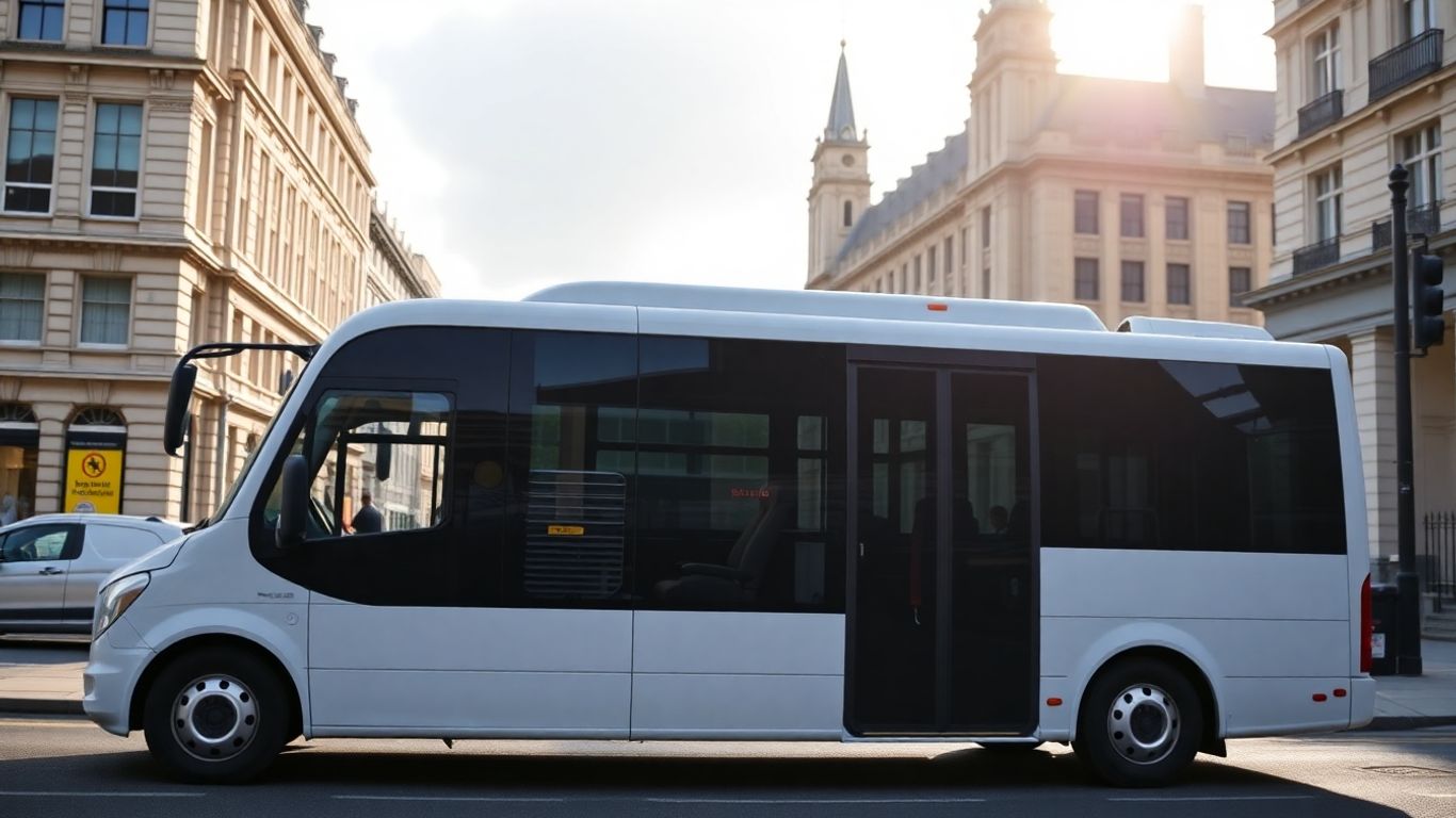 Mini bus ready for Gatwick Airport transfer