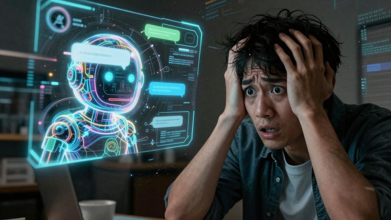 Person distressed by AI chatbot, doctors raise alarms.