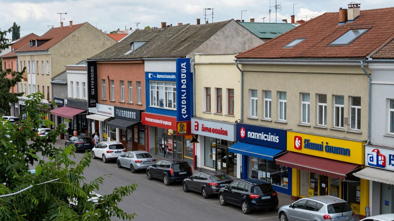 Expansiunea francizelor în România, imagini cu magazine.