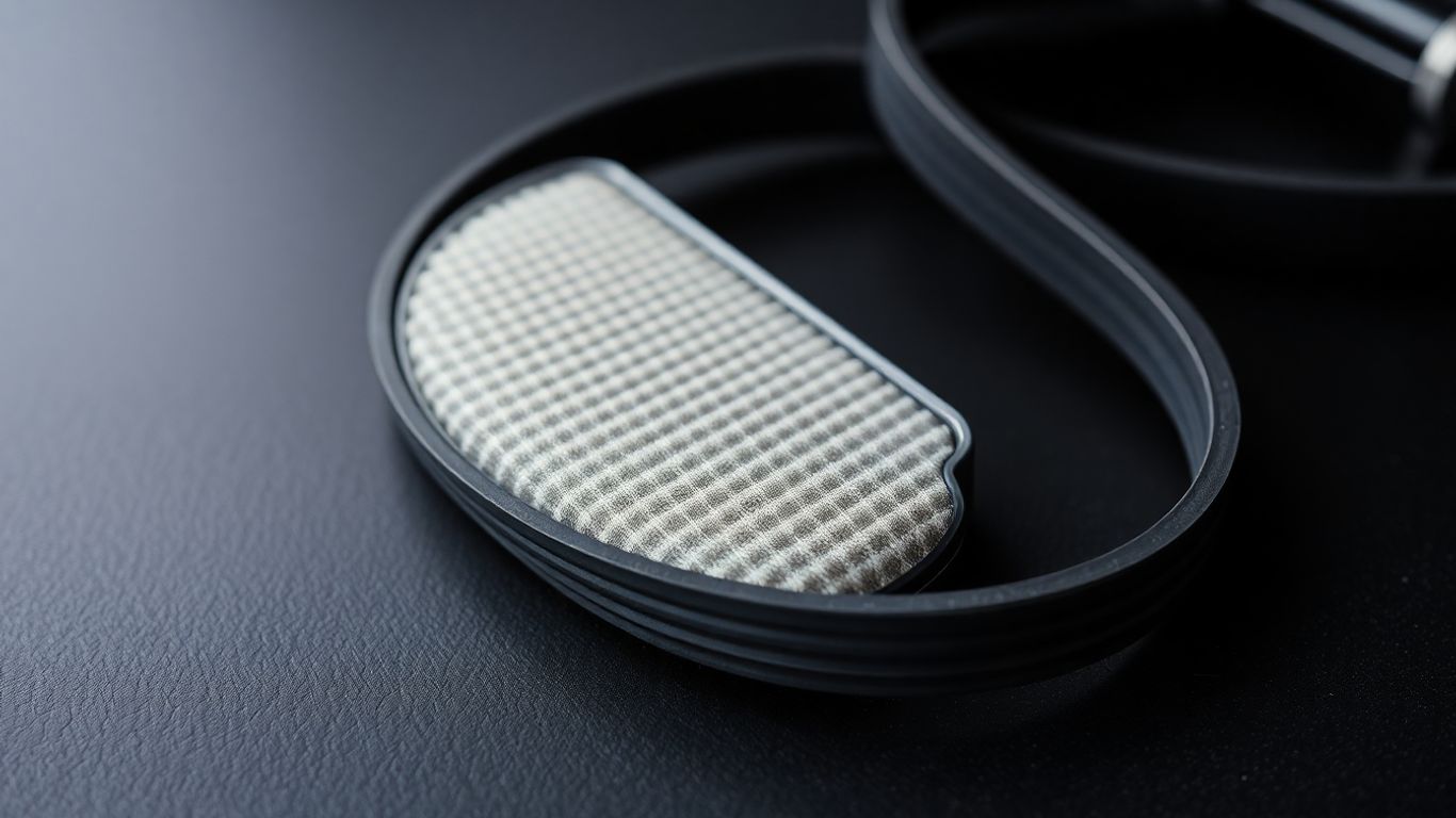 Close-up of a new car part.