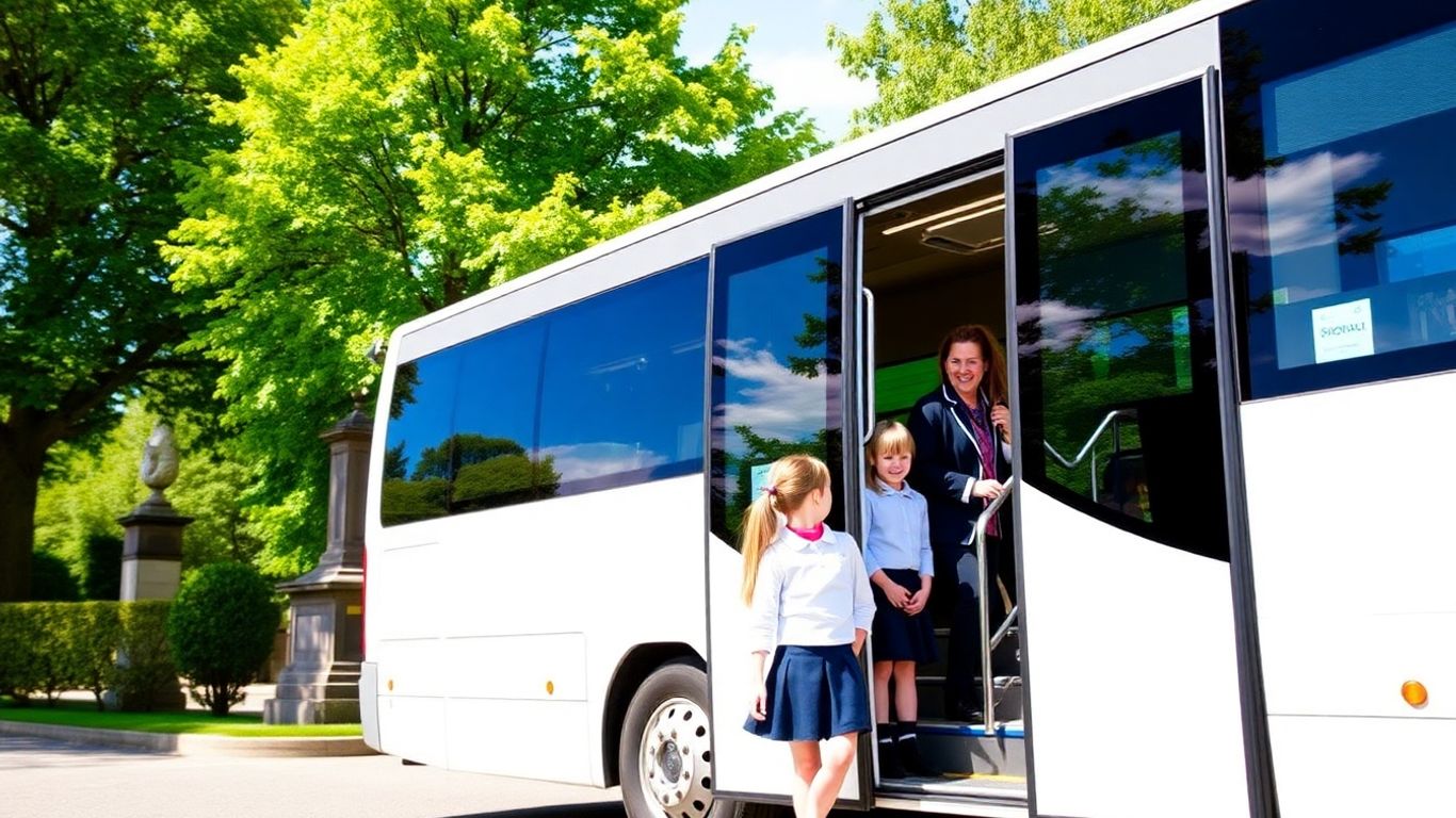 Minibus for school trip in Slough.