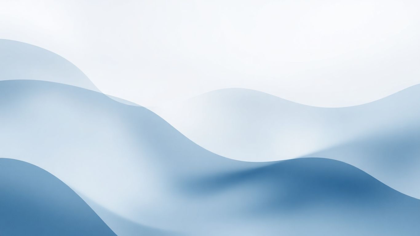 Abstract background with blue and grey gradients.
