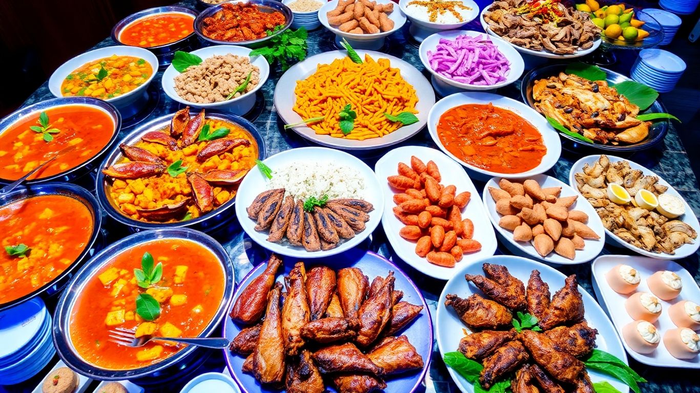 อาหารบุฟเฟ่ต์หลากหลายเมนู จัดเลี้ยงสุดคุ้ม