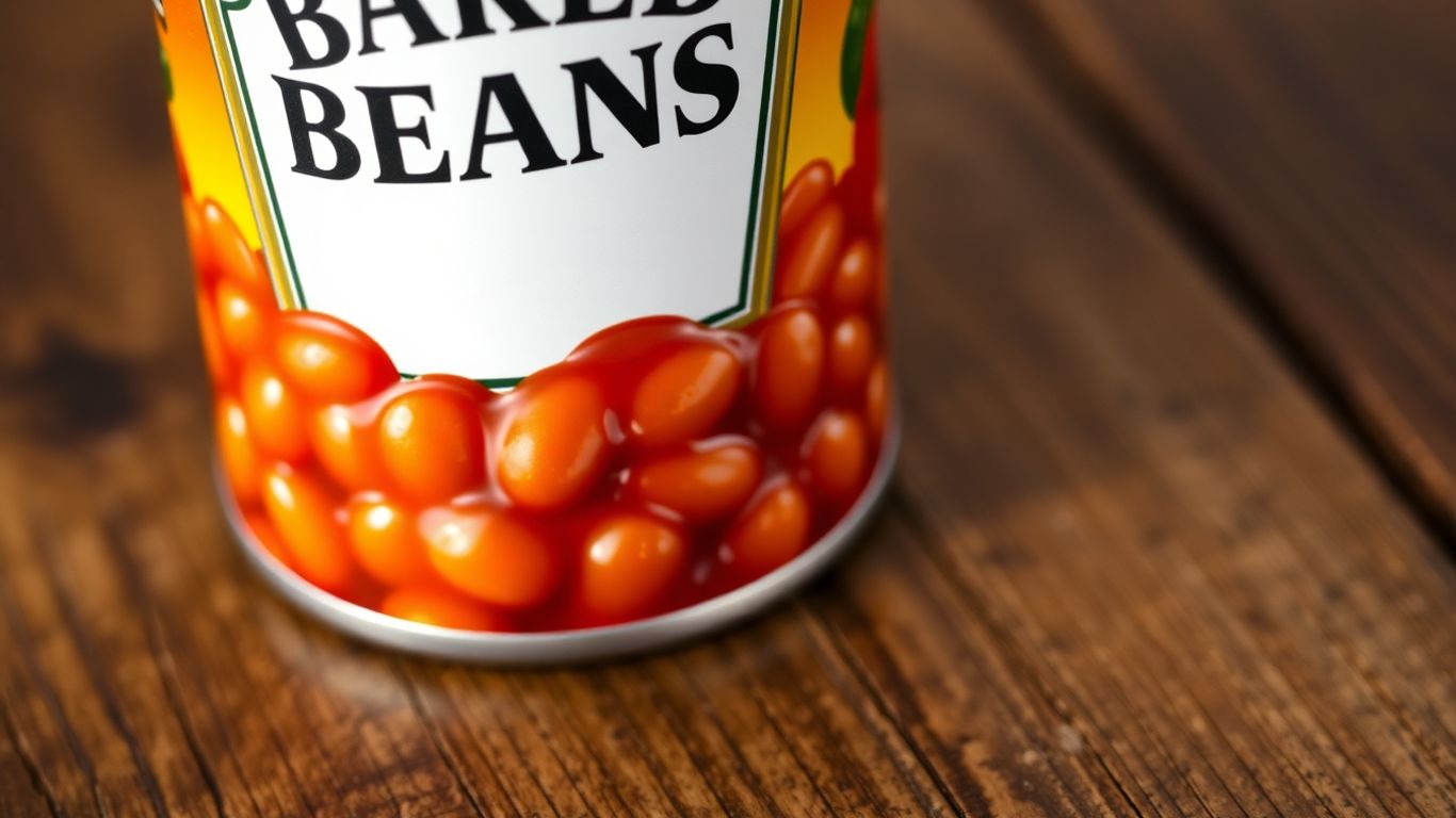 Heinz beans in tomato sauce can