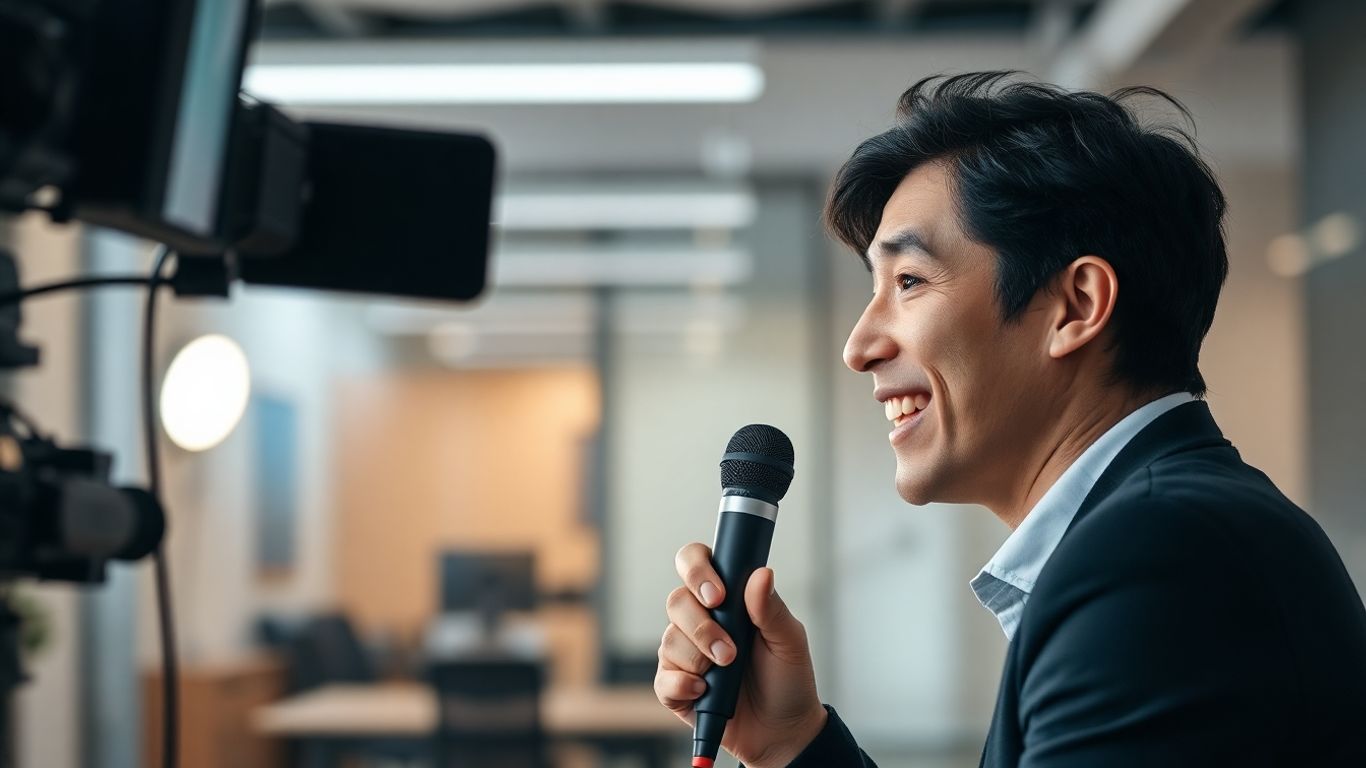 Interview vidéo : communication d’entreprise