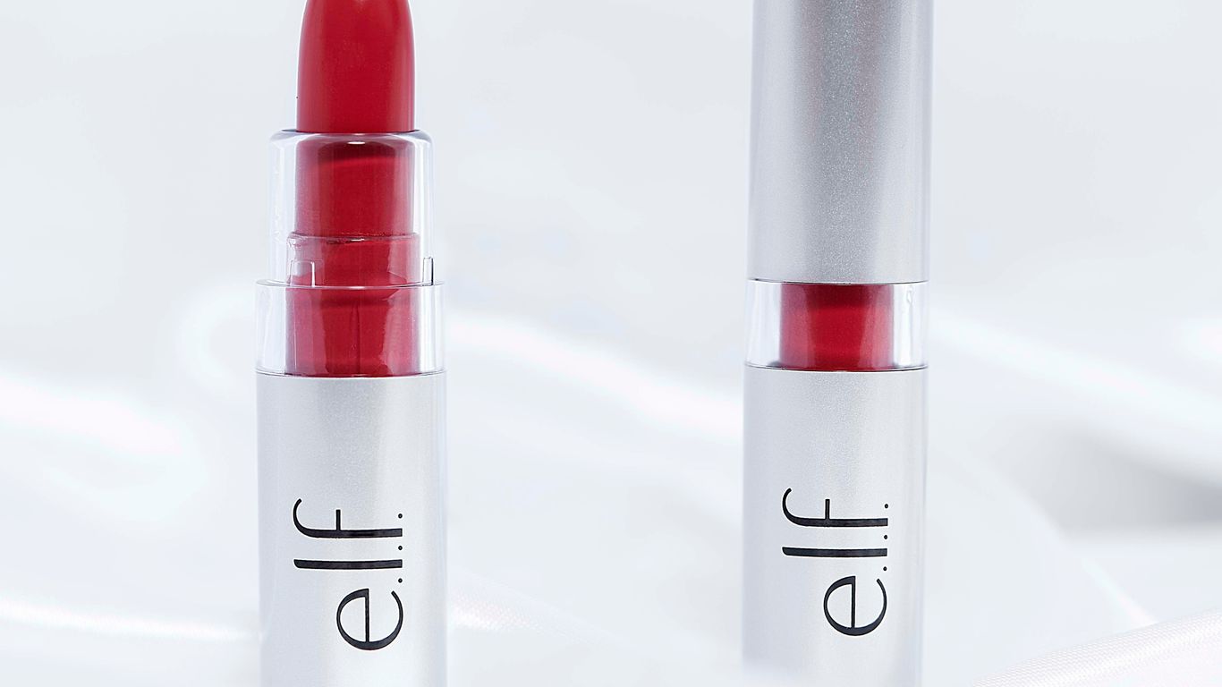 two red and pink lipstick