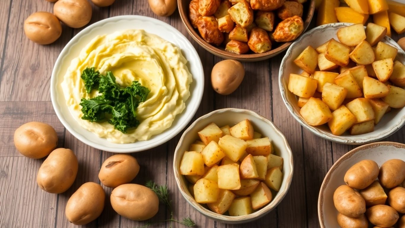 Biologische aardappelen in diverse heerlijke gerechten
