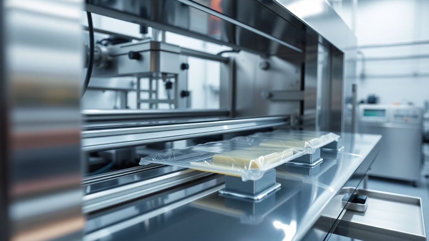 เครื่องซีลสูญญากาศในโรงงานอุตสาหกรรม