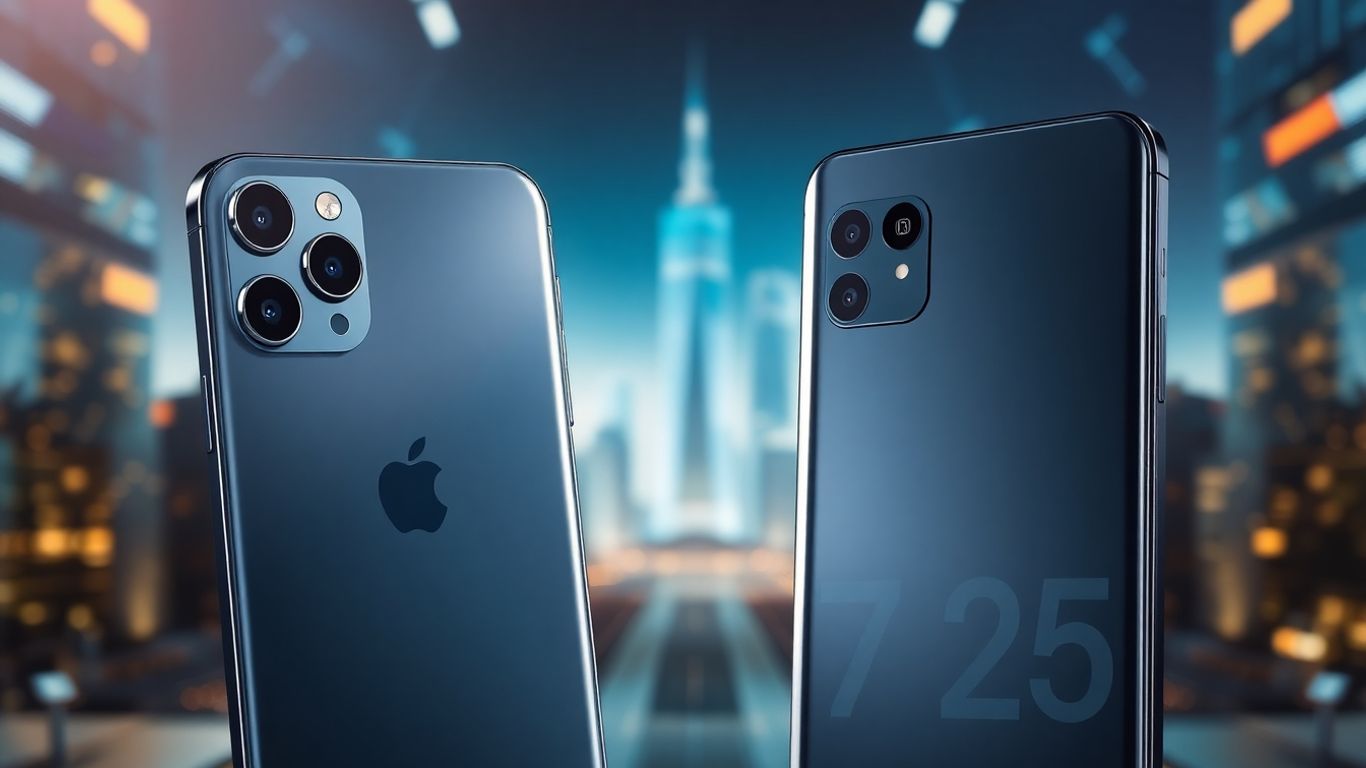 iPhone 17 contra Samsung Galaxy S25