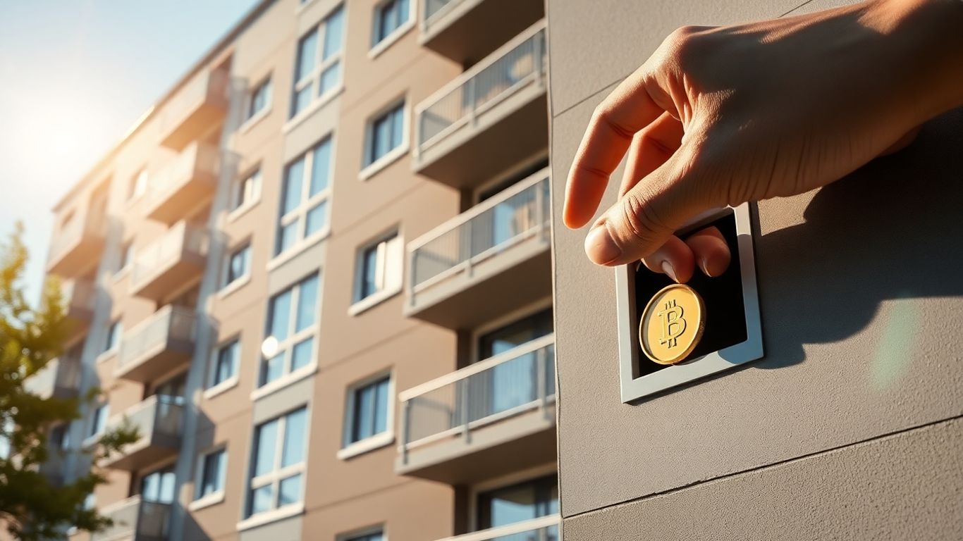 Moderne Wohnung mit Münzeinwurf für Investoren