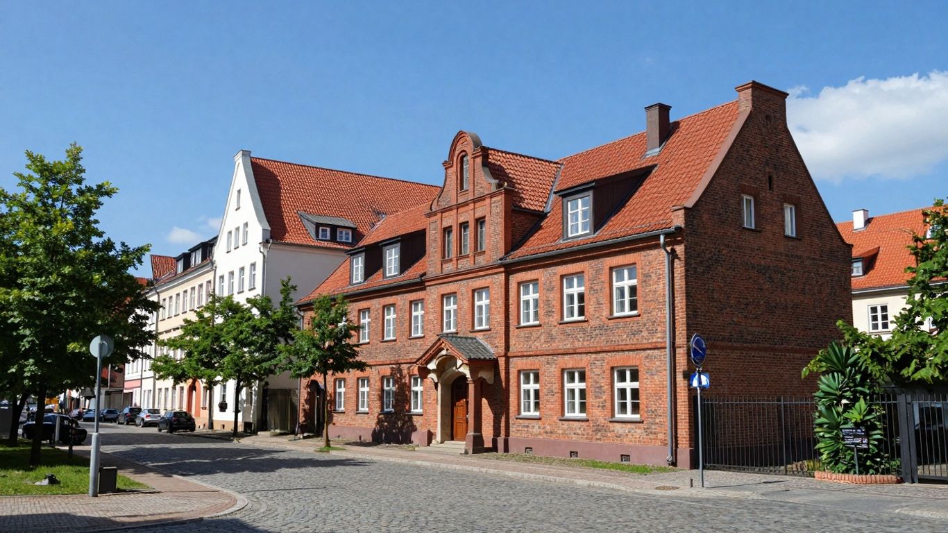 Historische Gebäude und Straßen in Spandau, Berlin