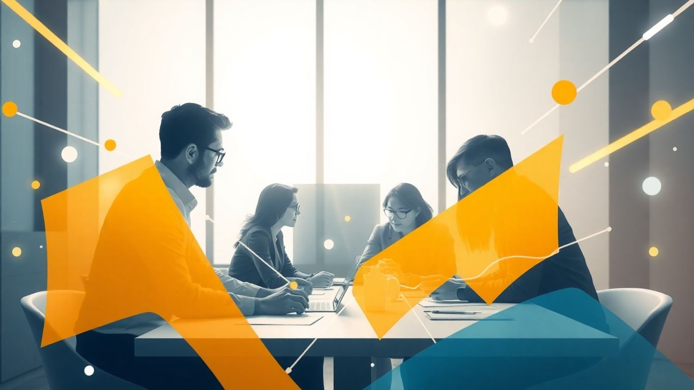 Agency team planning a marketing strategy.