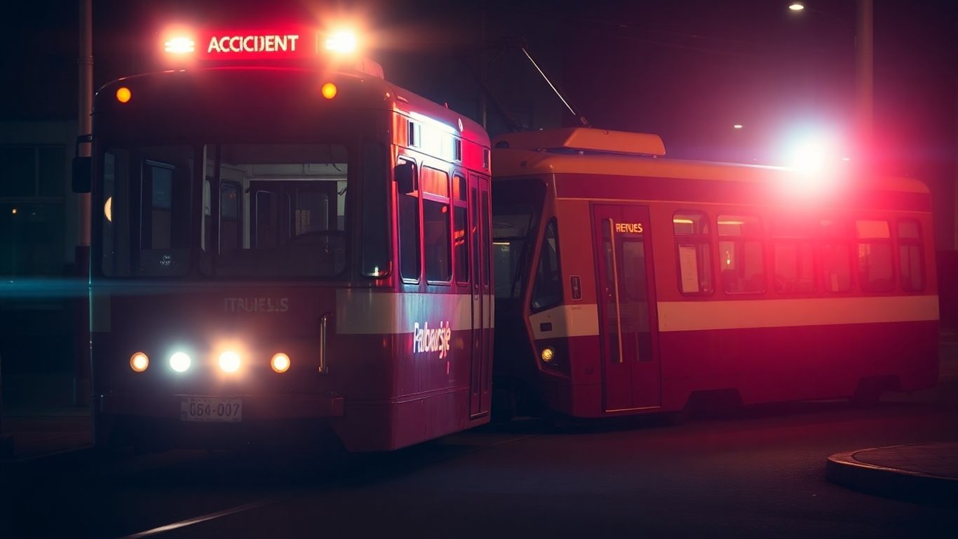 Accident de tramway à Bordeaux, scène de l'accident