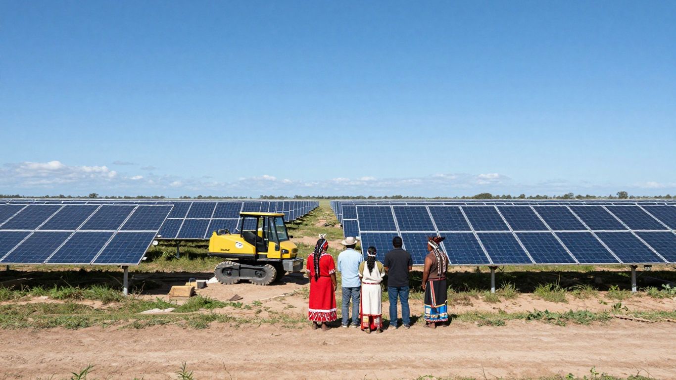 First Nations partners in a large Saskatchewan solar project.
