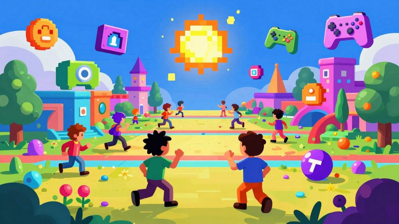 Wild online gaming experiences with absurd characters and gameplay.