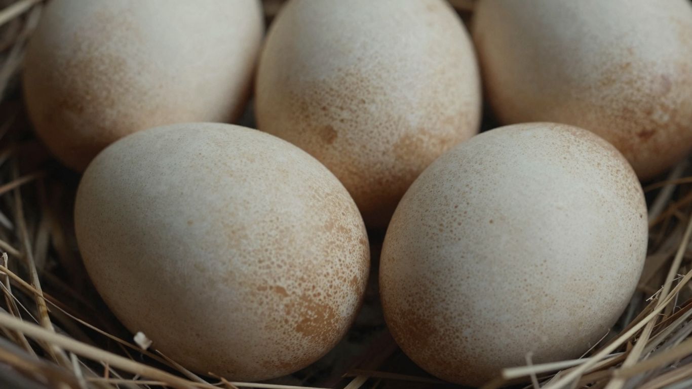 Fertile macaw parrot eggs in a nest