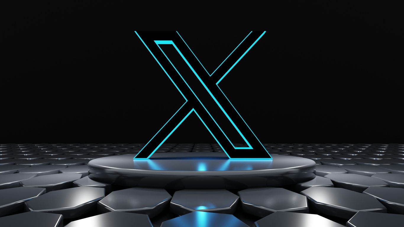 the letter x is lit up in the dark