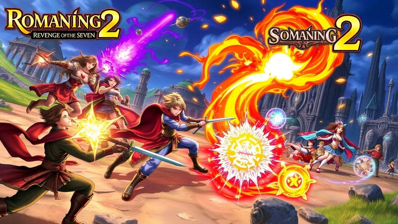 Romancing SaGa 2: Revenge of the Seven game art