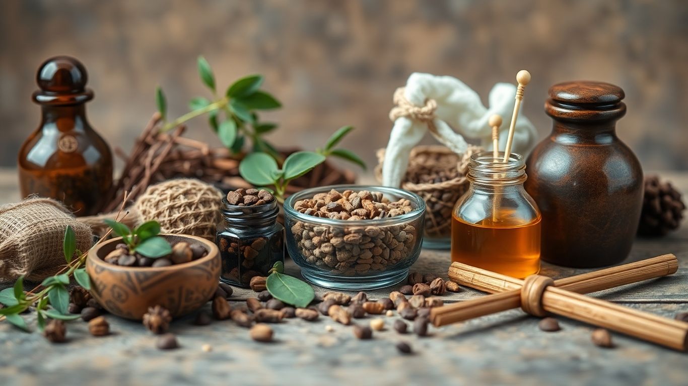 Traditionelle Chinesische Medizin Heilkräuter und Nadeln