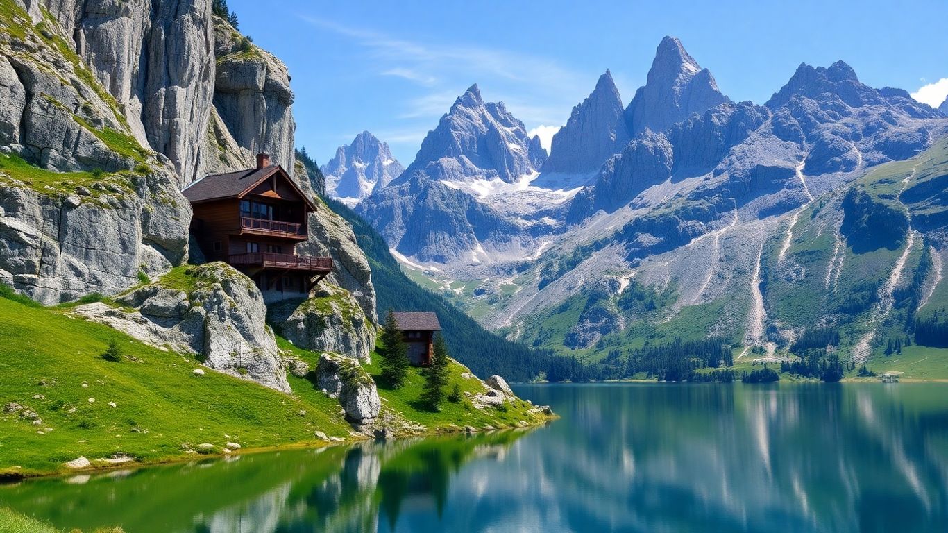 Gasthaus Äscher mit Seealpsee und Alpstein