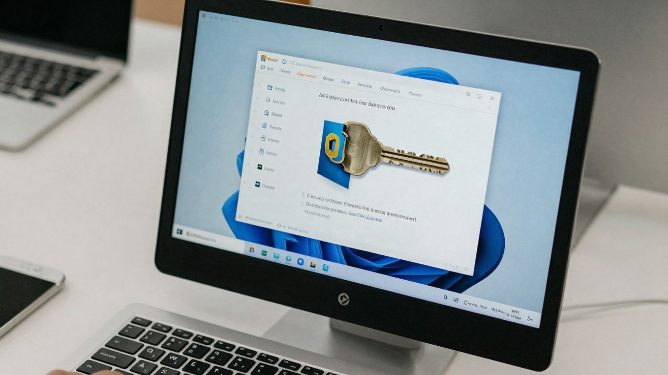 Clave de Office 2016 Professional Plus en pantalla.